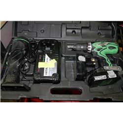 HITACHI DS18DFL 18V CORDLESS DRILL & FLASHLIGHT