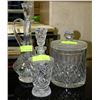 Image 1 : ESTATE CRYSTAL COLLECTION OF 3 LIQUOR DECANTERS