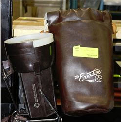 VINTAGE FLASHLIGHT WITH BAG