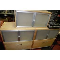MAPLE 3 PC CABINET SET
