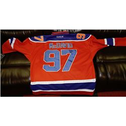 NEW REEBOK CONNOR MCDAVID OILERS JERSEY - ORANGE