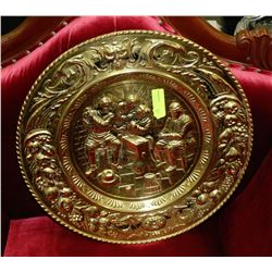 VINTAGE ESTATE WALL HANGING BRASS PLATE