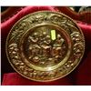 Image 1 : VINTAGE ESTATE WALL HANGING BRASS PLATE
