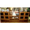 Image 1 : MAHOGANY 6 PCS WALL ENTERTAINMENT UNIT