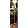 Image 1 : VINTAGE FLOOR LAMP WITH MILK GLASS SHADE