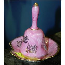 PORCELAIN COLLECTOR BELL WITH DISH