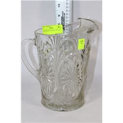 VERY ORNATE CRYSTAL PITCHER