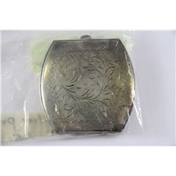 ESTATE STERLING SILVER POWDER CASE