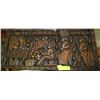 Image 1 : SOLID WOOD HAND CARVED AFRICAN ART SCENE