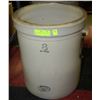 Image 1 : 8 GALLON MEDALTA CROCK - HAS CRACKS
