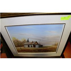 PIONEER BUILDING BY H. DOHRN FRAMED ORIGINAL OIL