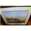 Image 1 : PIONEER BUILDING BY H. DOHRN FRAMED ORIGINAL OIL
