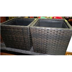 LARGE PLANT CONTAINER X2