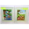 Image 1 : 2 DISNEY WINNIE THE POOH PRINTS 8X10 INCLUDING