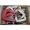 Image 1 : BOX OF 15 METAL "C" CLAMPS