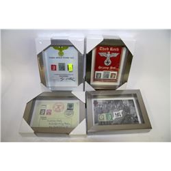 COLLECTION OF FOUR GERMAN STAMP DISPLAYS