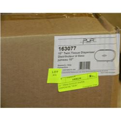 10 " TWIN TOILET PAPER DISPENSER "NEW"