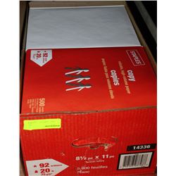 CASE OF PAPER 8 1/2"X11"