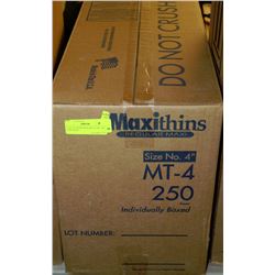 CASE OF MAXITHINS REGULAR   250 INDIVIDIAL