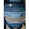 Image 1 : RUBBERMAID TUBS WITH LIDS X5