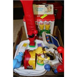 FLAT OF 4 FISHER PRICE TOYS