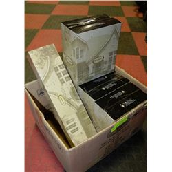 BOX OF NEW CANARM LIGHTS INCLUDING 4 TABLE/WALL