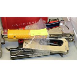 LOT OF 3 WITH BEX NAILGUN,ARROW STAPLER AND