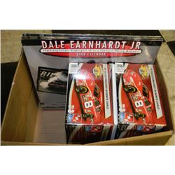 BOX WITH 2 UNOPENED DALE EARNHEARDT JR MODELS,
