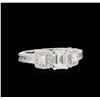 Image 1 : EGL USA Cert 2.23ctw Diamond Ring - 18KT White Gold