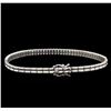 Image 2 : 2.09ctw Diamond Bracelet - 18KT White Gold