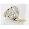 Image 5 : EGL USA Certified 1.51ct Diamond Ring - 18KT Yellow Gold