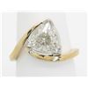 Image 6 : EGL USA Certified 1.51ct Diamond Ring - 18KT Yellow Gold
