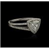 Image 1 : 14KT White Gold 1.70ctw Diamond Ring