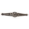Image 2 : 0.65ctw Diamond Brooch - 14KT White Gold
