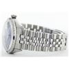 Image 8 : Rolex Stainless Steel Diamond and Sapphire DateJust Watch