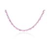 Image 1 : 14KT White Gold 15.00ctw Pink Sapphire and Diamond Necklace