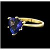 Image 1 : 18KT Yellow Gold 4.82ct Tanzanite Ring