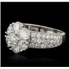 Image 1 : 14KT White Gold 2.55ctw Diamond Ring