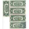 Image 2 : Lot of 10 Assorted United States Red Seal $2 Bills