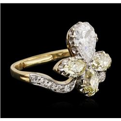 14KT Yellow Gold 1.99ctw Diamond Ring