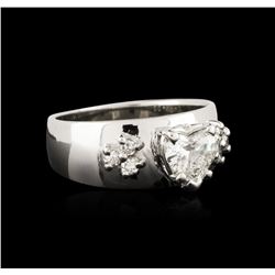 14KT White Gold 0.75ctw Diamond Ring