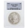 Image 1 : 1921 PCGS MS64 Morgan Silver Dollar