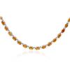 Image 1 : 14KT White Gold 20.00ctw Tourmaline and Diamond Necklace