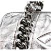 Image 4 : Chanel Silver Metallic Cracked Calfskin Modern Chain Tote