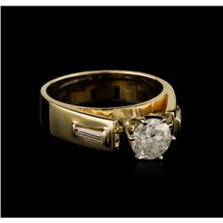 14KT Yellow Gold 0.69ctw Diamond Ring