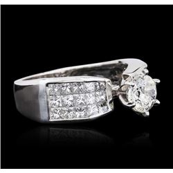 14KT White Gold 2.80ctw Diamond Ring