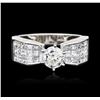 Image 2 : 14KT White Gold 2.80ctw Diamond Ring