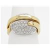 Image 4 : 0.74ctw Diamond Ring - 18KT Two-Tone Gold