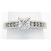 Image 4 : GIA Certified 1.00ctw Diamond Ring - 14KT White Gold