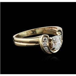 14KT Yellow Gold 0.50ctw Diamond Ring